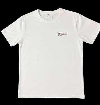 White cotton T-shirt