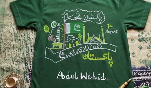 Hand-painted/foil-painted/ batik paint dresses,hijabs,tote bags,etc