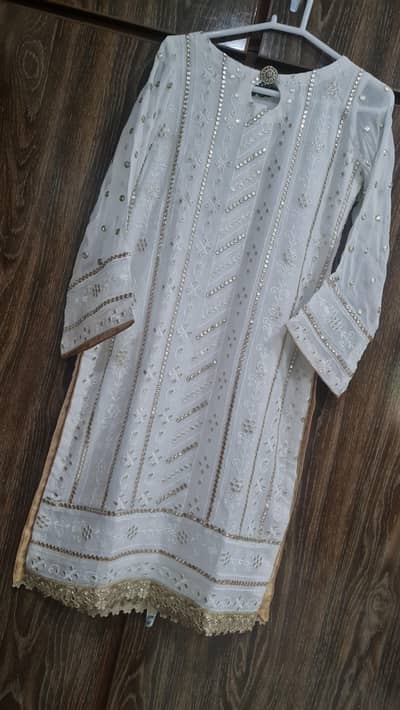 3 piece pani work dress