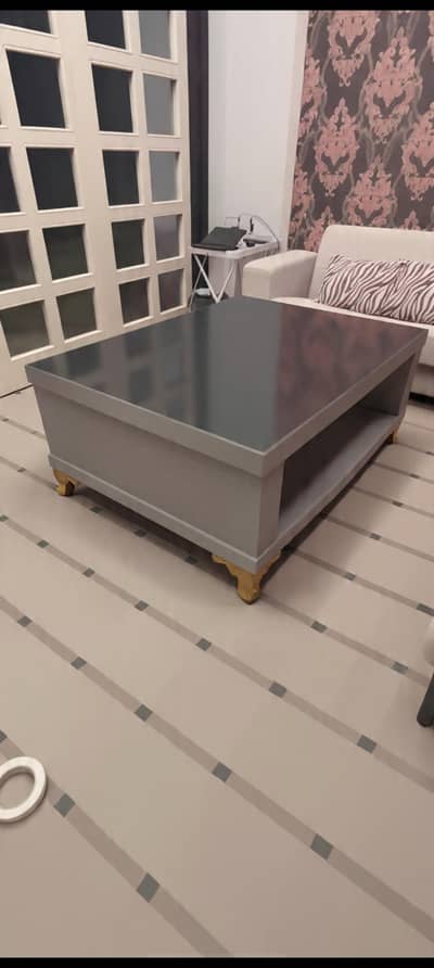 Customized double center table (4 feet x 3 feet) very heavy
