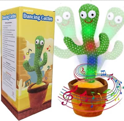 Musical Dancing Cactus Toy for Kids (Brand New)