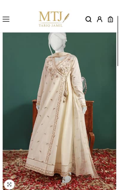 MTJ anarkali frock 3 piece