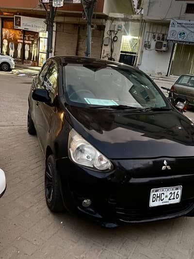 Mitsubishi Mirage 2013/17 Auto 1000 cc maintained car 033/ 22 5547/ 76