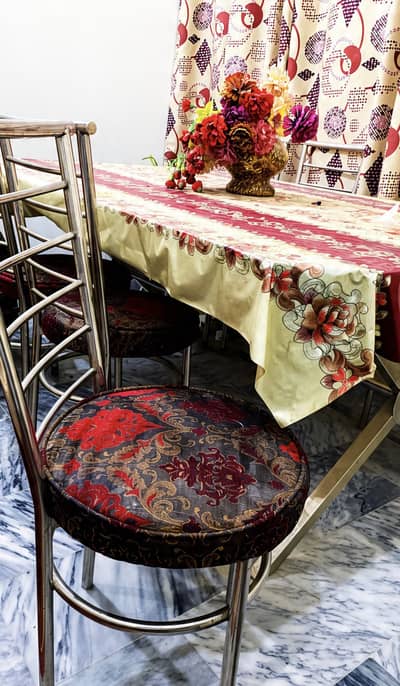 8 Seater Glass Dining Table Set