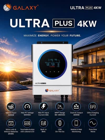 GALAXY ULTRA PLUS 4kW PV5600 Voltronic Based Hybrid Solar Inverter