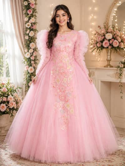 Beautiful Baby Pink Frock for Sale