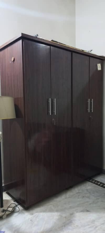 URGENT SALE – 4-Door Solid Wood Wardrobe
