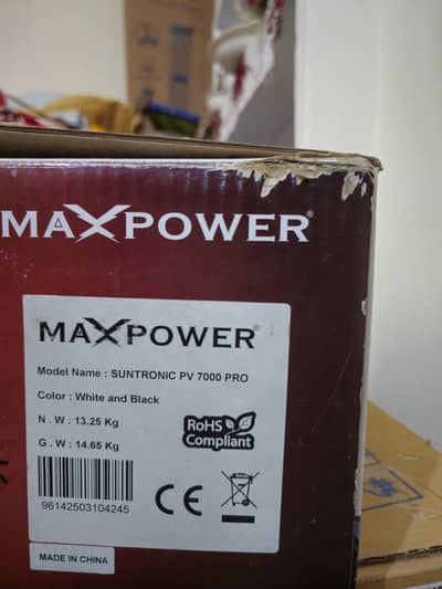 max power hybrid inverter PV 7000 pro for sale 0347-9526528