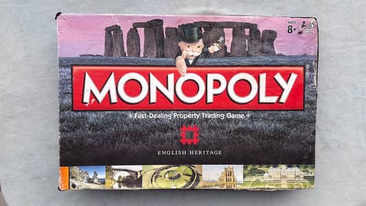 Monopoly English Heritage Edition Board Game – Complete Board