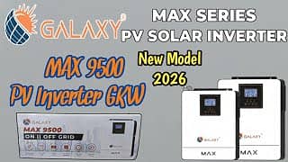 Galaxy Max PV9500 6KW | PV15000 10KW Batteryless Direct Solar Inverter