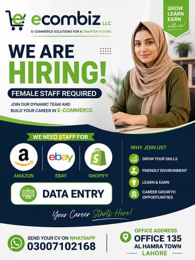 Professional Work Environment,Learn E-Commerce Skills,Career Growth,