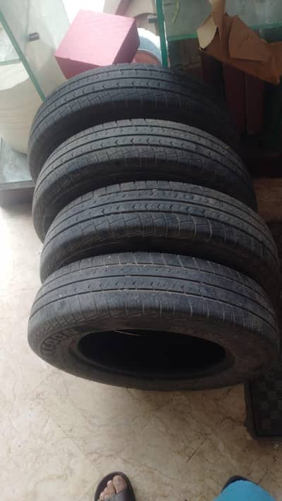 Wagon R 4 tyres tubeless in Good Condition Urgent Sale a