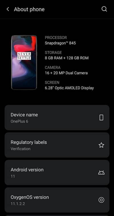 One Plus 6