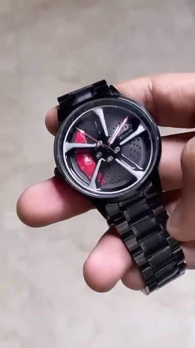 Premium Black Stylish Analog Watch for Men