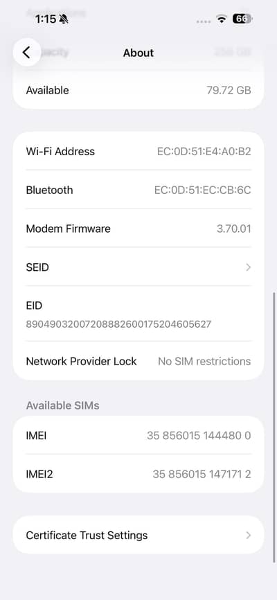 Apple iPhone 15 Pro Max space grey