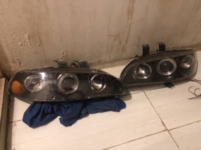 Civic dolphin projector headlights & taillights fr sale