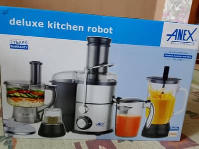 Brand New Anex Deluxe Kitchen Robot AG-3152