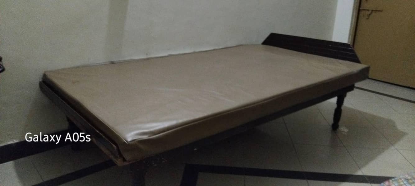 bed with matres 1