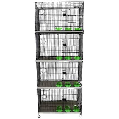 4 PCs parrot cage with egg box available for sale
