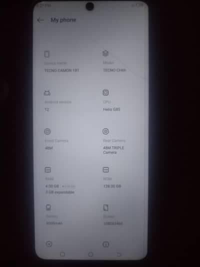Tecno CAMON 18T 03262140771