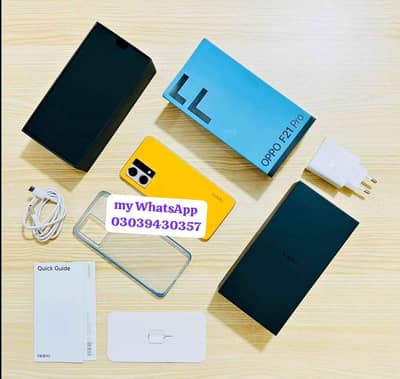 OPPO F21 Pro full box urgent for sale