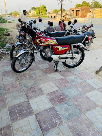 Honda cg 125 model 2025 8950km all punjab number location nathwala