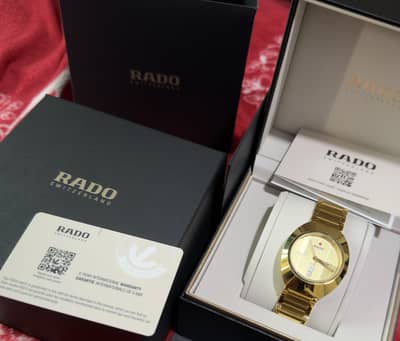Rado disaster automatic with 5 year brand warranty