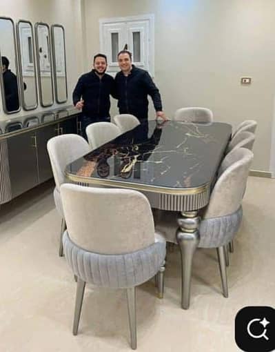 Dining with 6 chair