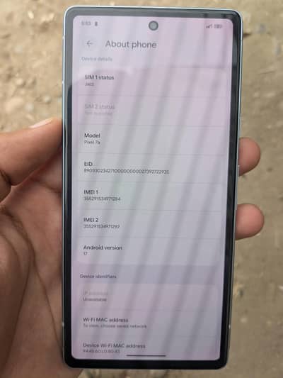 Google Pixel 7a