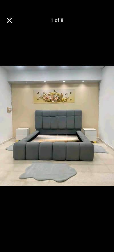 Double bed sidetable dressing