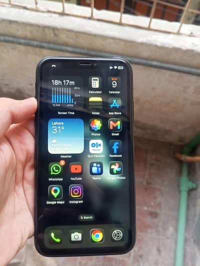IPhone xr 64gb jv shade and minor black line Exchange also possible