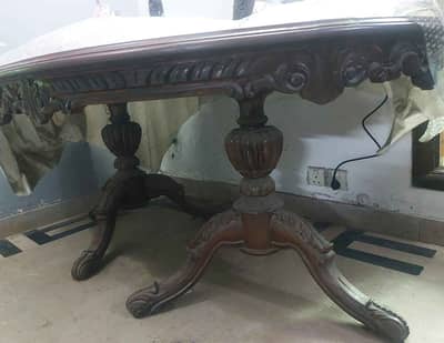 6 DINING CHARE AND TABLE
