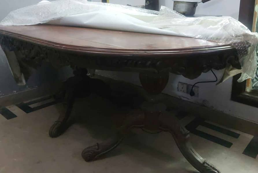 6 DINING CHARE AND TABLE 3
