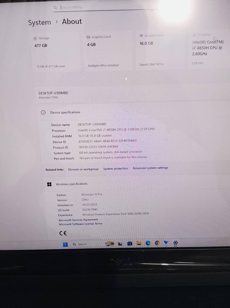 Dell Precision 7530 3