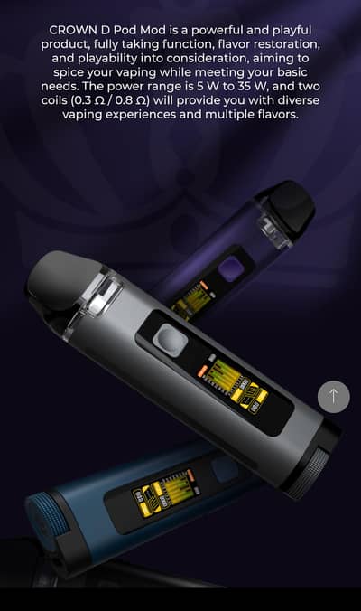 Uwell Crown D Pod Mod | vape|