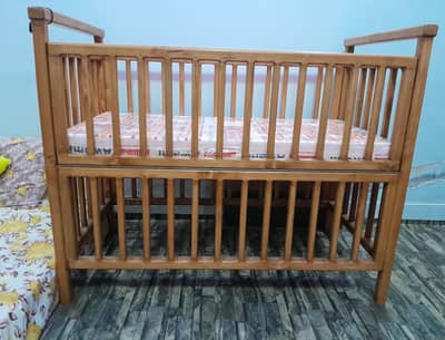 PURE WOODEN BABY BED
