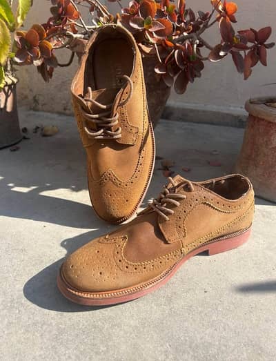 Men’s Premium Brown Wingtip Brogue Shoes