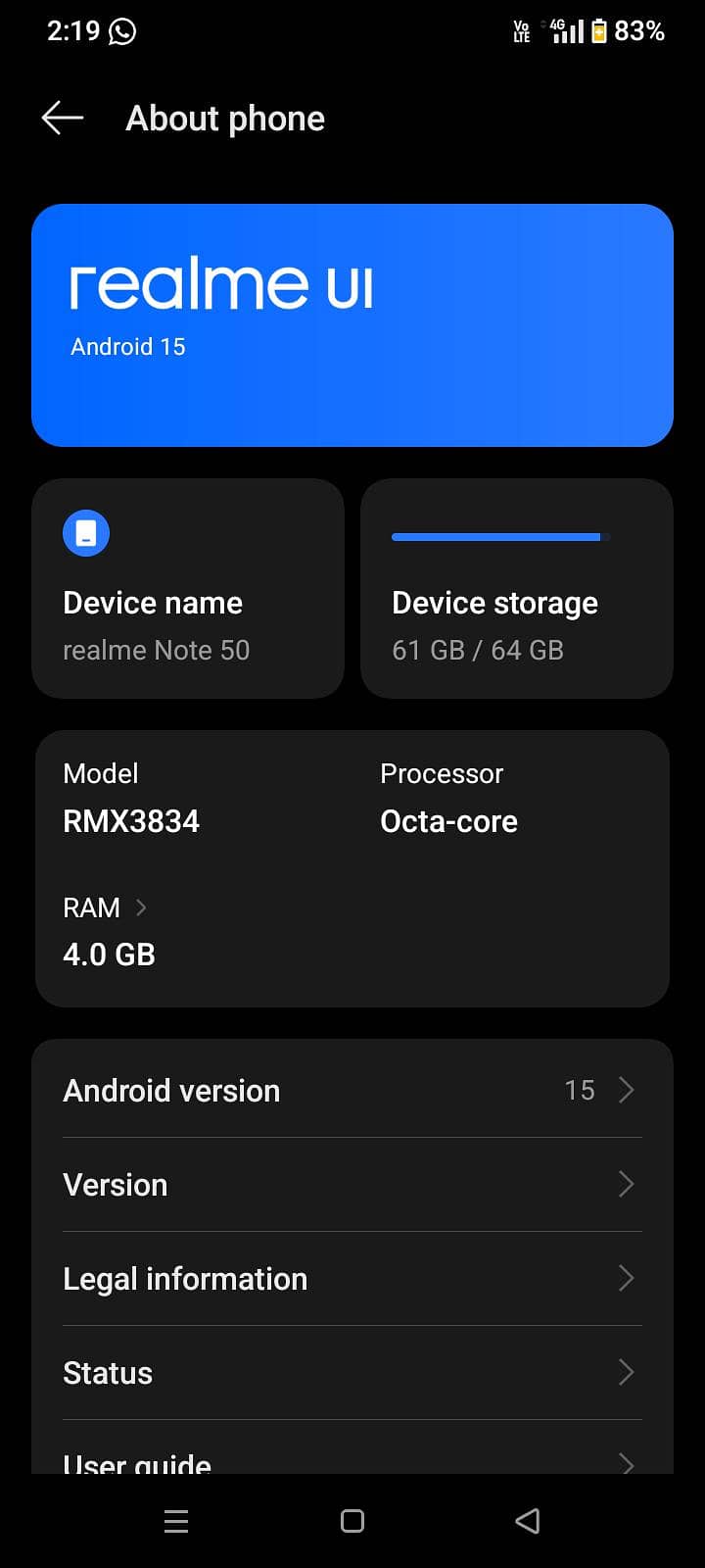 Realme Note 50 0