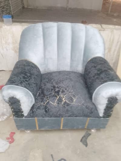Turkish and shanil fabric sofa set