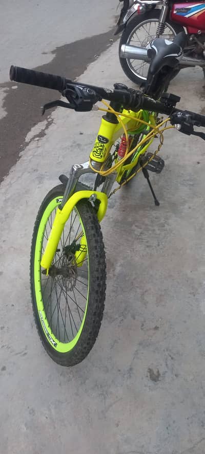 Foldable Land Rover Cycle for Sale –  Light Green Like New Condition
