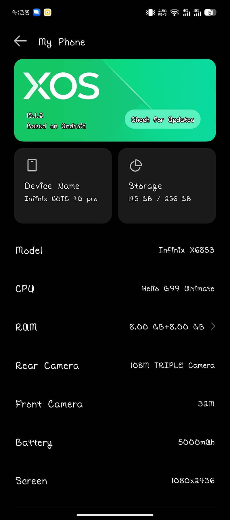 Infinix Note 40 5