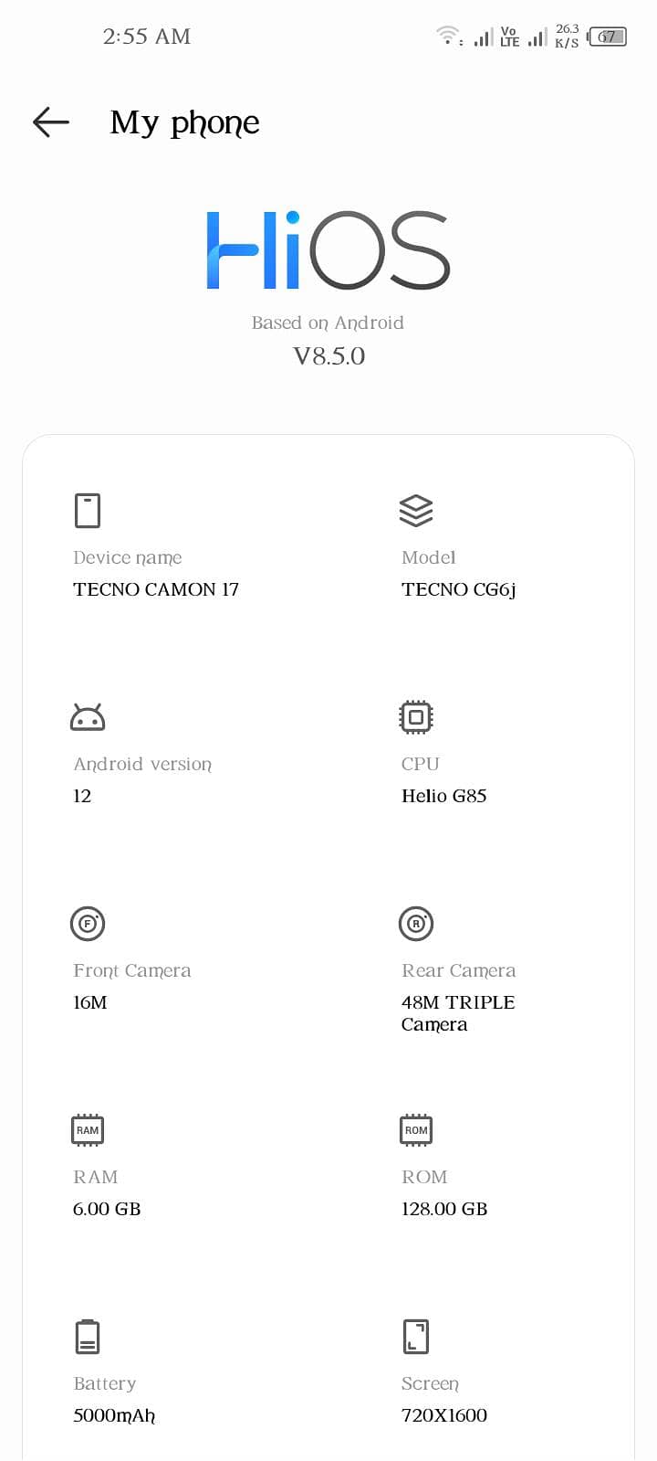 Tecno Camon 17 1