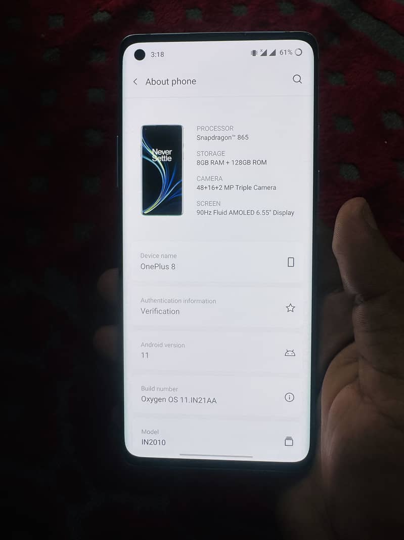 One Plus 8 7