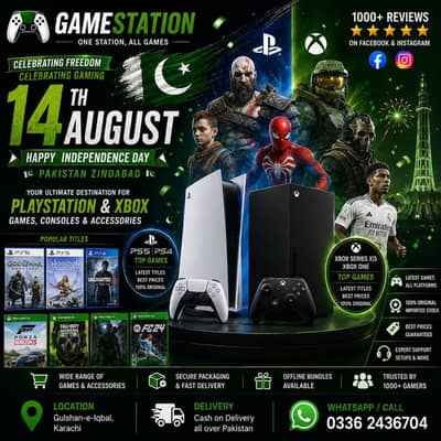 GAMES STATION | PS & XBOX ALL GAMING CONSOLES AVAILABLE IN BEST PRICES