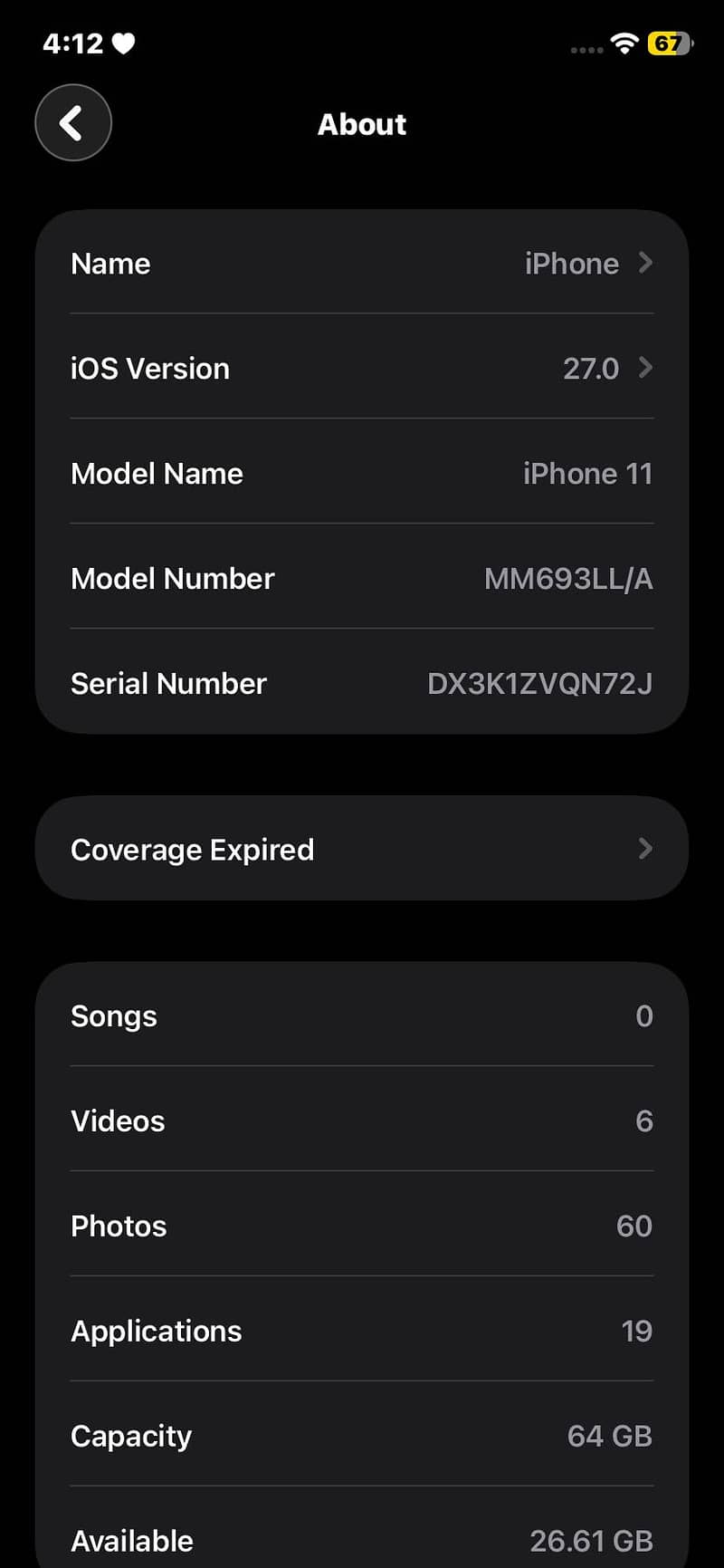 iPhone 11 0