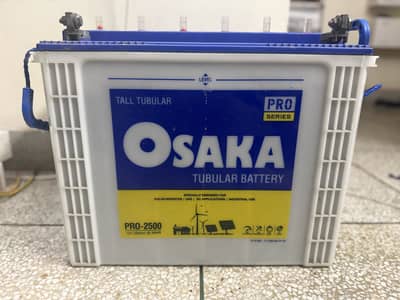 Osaka 230Ah Tall Tubular Battery - Solar / UPS (Good Condition)