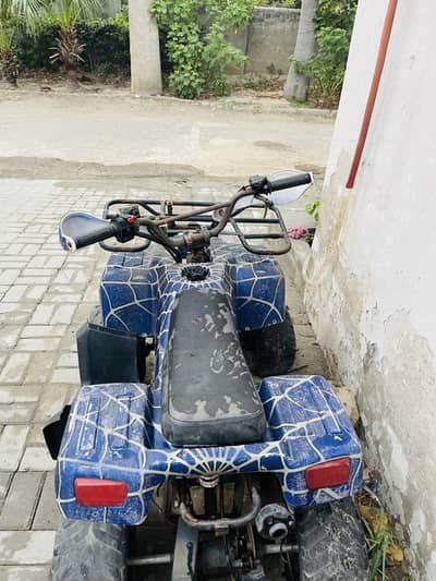 Atv quad bike ha without battery ha or re start honi ha