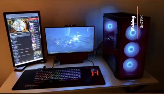 Gaming Pc - Dual Monitors