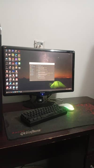 ASUS PC WITH ONLY VIEWSONIC MONITOR