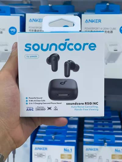 Anker Soundcore R50i NC True Wireless Earbuds, 100% box packed.